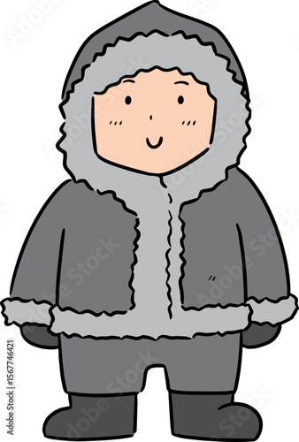 Illustration of eskimo
