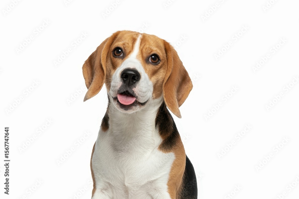 Small funny dog Beagle posing isolated over white studio background. isolated, white background Small funny dog Beagle posing isolated over white studio background. isolated, white background