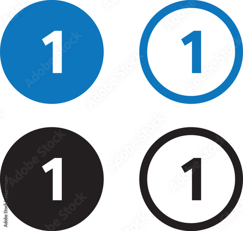Free Download Numbers icon set 0 to 9. Numbers icon solid and line icon set. vector illustration. eps file. - GFXLoad