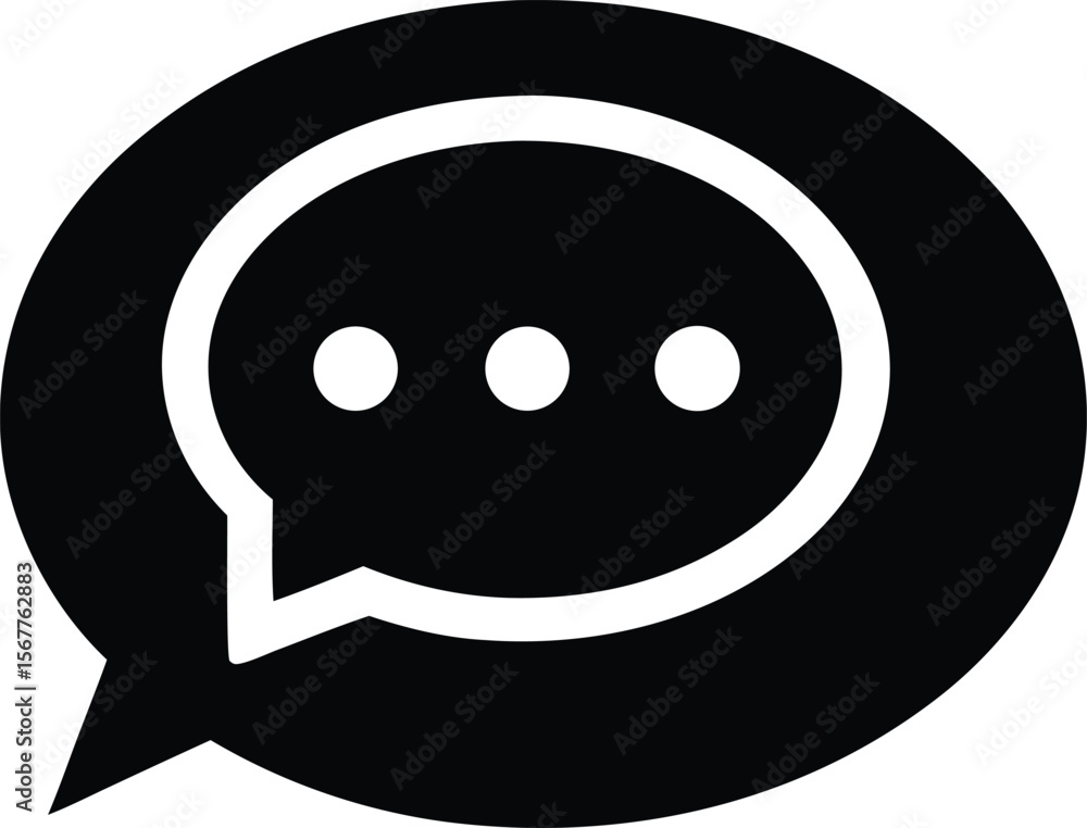 Fototapeta premium chat vector icon.eps