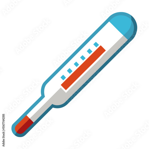 Digital Thermometer  Electronic Device Icon  High-Quality AI Vector Design for Tech Projects