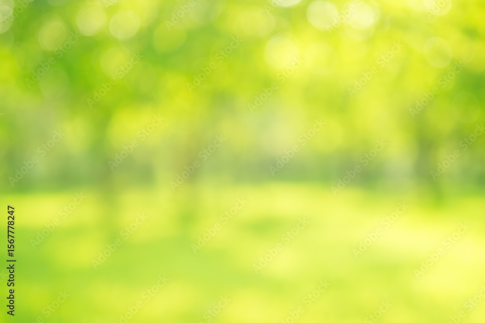 Obraz premium Soft focus scenic backdrop featuring foliage and sunlight, ideal for background with perspective