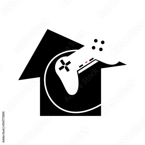 gaming house logo design