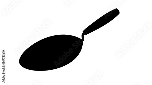 construction trowel silhouette