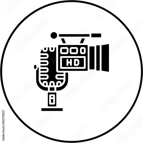 Broadcast video Icon