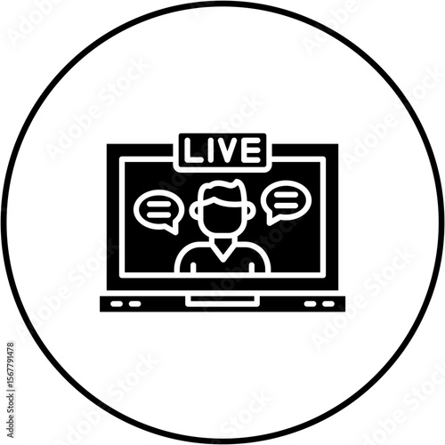 Live streaming Icon