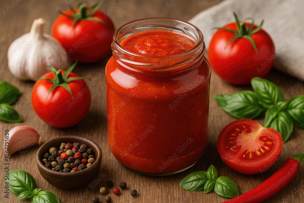 Spicy homemade tomato-based sauce recipe Spicy homemade tomato-based sauce recipe