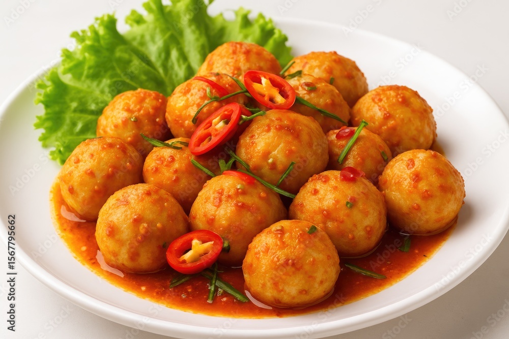 Crispy spicy seafood snack Crispy spicy seafood snack