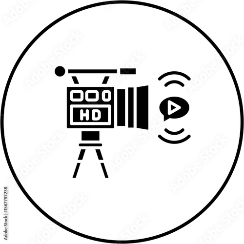 Live streaming Icon