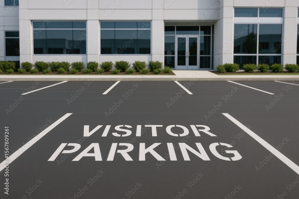 custom made wallpaper toronto digitalParking for Visitors at Business Complex