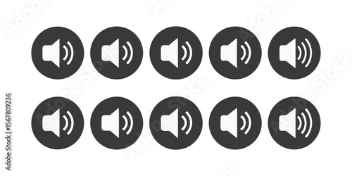 Sound Wave Icons Set