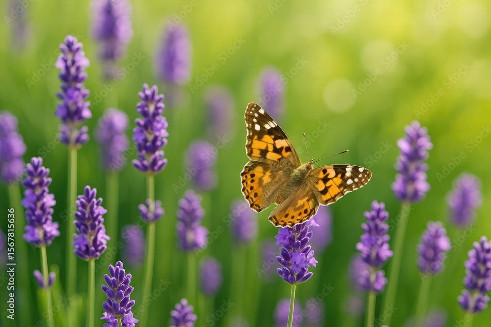 Stunning purple blooms in a warm-season garden Stunning purple blooms in a warm-season garden