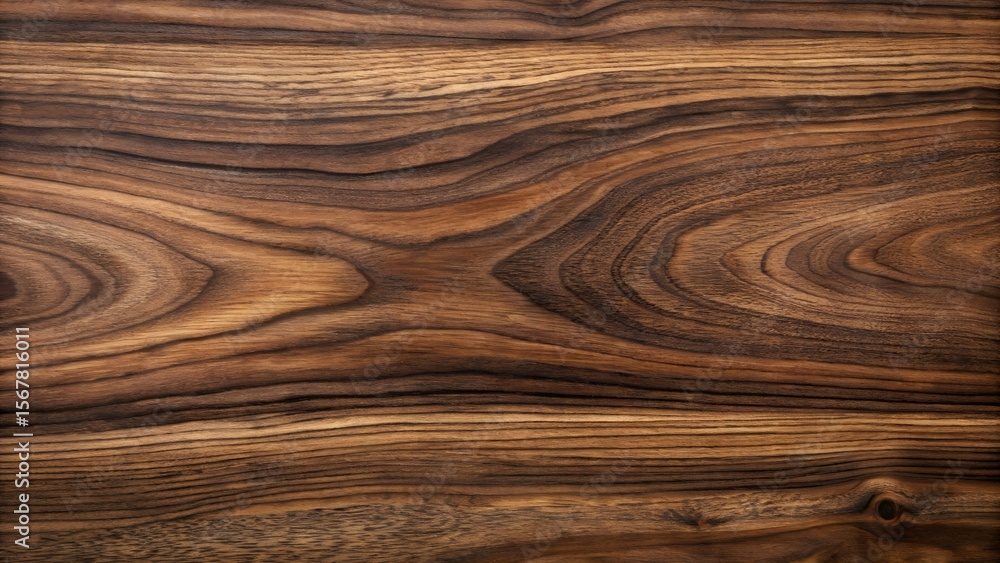 A rich brown wood grain creates a natural and rustic texture