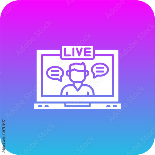 Live streaming Icon
