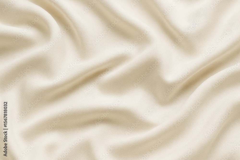 Fototapeta premium Close-up of abstract textured fabric with elegant folds as a backdrop