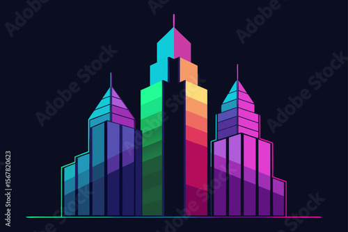 vector illustration of city skyline