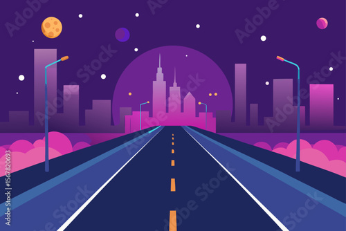 night city landscape