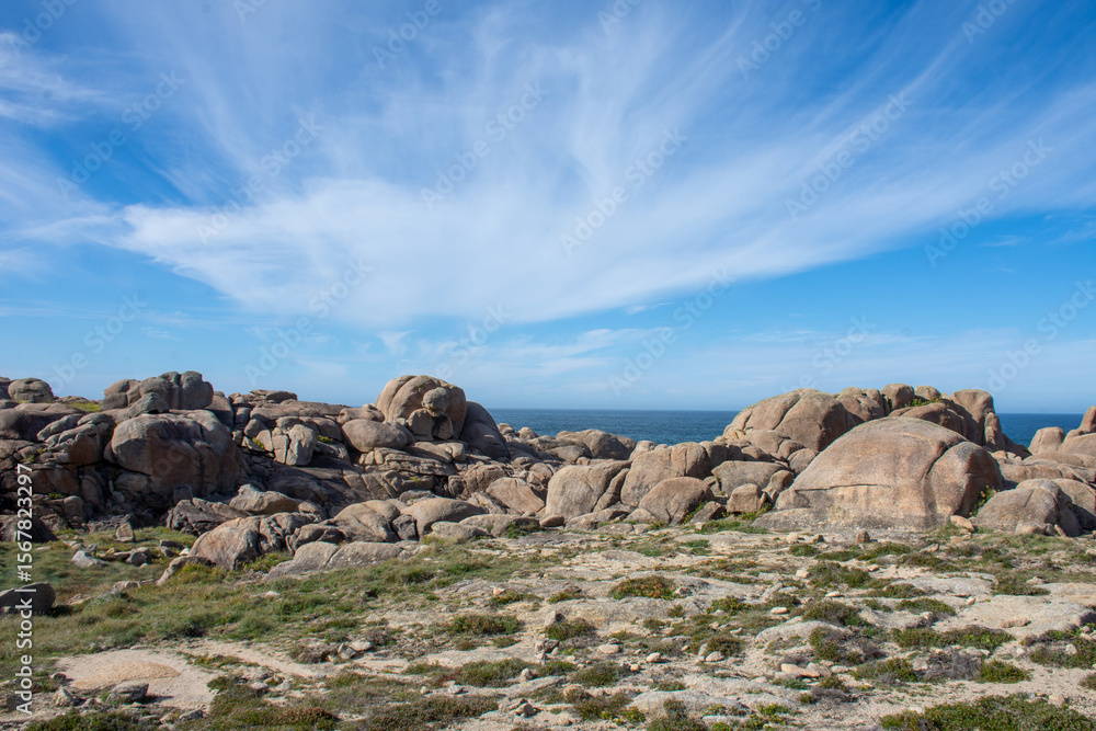 Obraz premium Camino dos Faros, Costa de muerte, Galicia