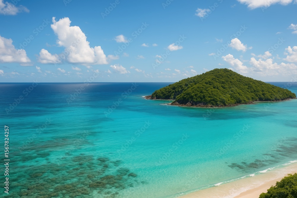 Fototapeta premium An ocean scene captured in a photograph