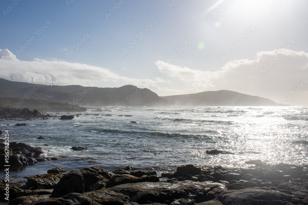 Obraz premium Camino dos Faros, Costa de muerte, Galicia
