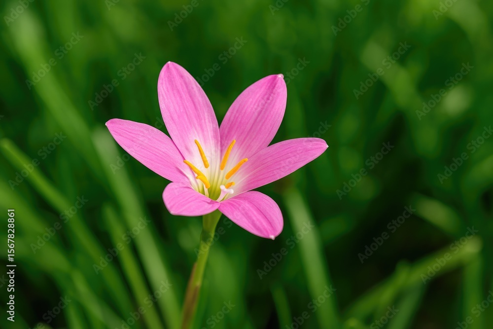 Stunning Rain Lily Blossom Stunning Rain Lily Blossom