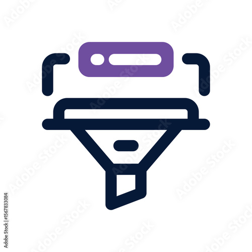 filter duotone icon. Sleek and modern vector icon for websites, mobile apps, marketing materials, and corporate design. Fully scalable and ready to use.