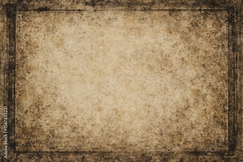 Textured grunge background with decorative border frame