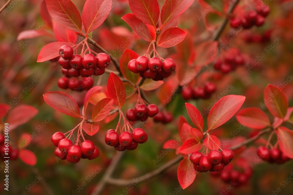 Obraz premium Peak Time for Aronia Berries