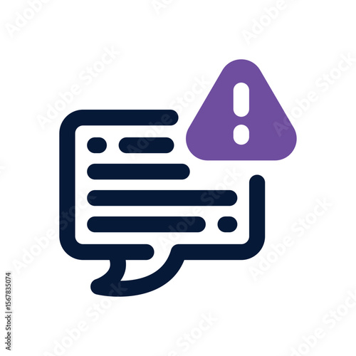 complain duotone icon. Sleek and modern vector icon for websites, mobile apps, marketing materials, and corporate design. Fully scalable and ready to use.