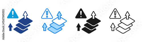 Escalation Path icon sheet multiple style collection