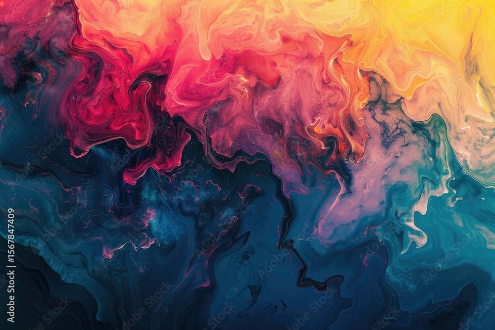 Sharp Picture of Abstract Colorful Gradient Wallpaper Art Sharp Picture of Abstract Colorful Gradient Wallpaper Art