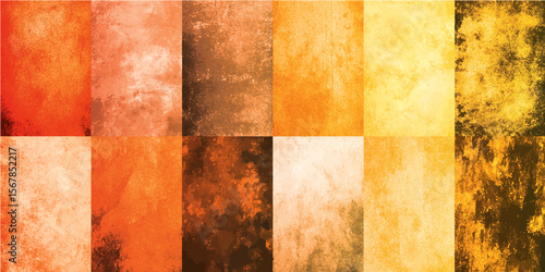 Various decorative furniture facades. Versatile textured surface backgrounds for artistic and creative design projects
