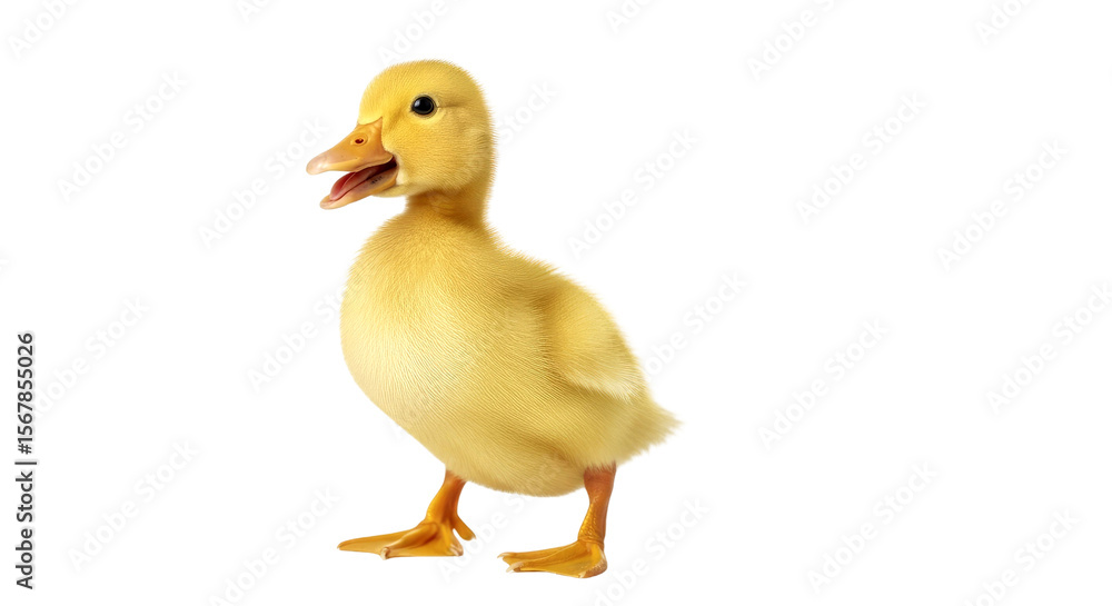 Adorable Yellow Duckling: A Cute and Fluffy Baby Bird Adorable Yellow Duckling: A Cute and Fluffy Baby Bird