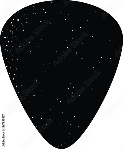 guitar pick on white background (1).eps