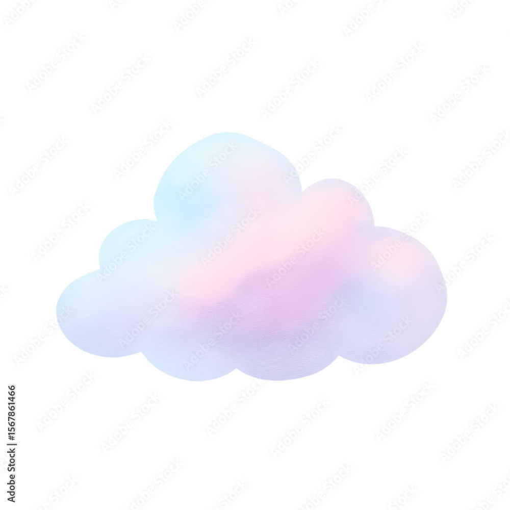 Pastel Watercolor Cloud Pastel Watercolor Cloud
