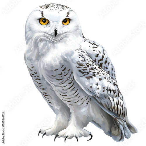 Majestic Snowy Owl: A Stunning Avian Portrait