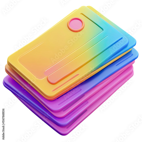 colorful paper clips