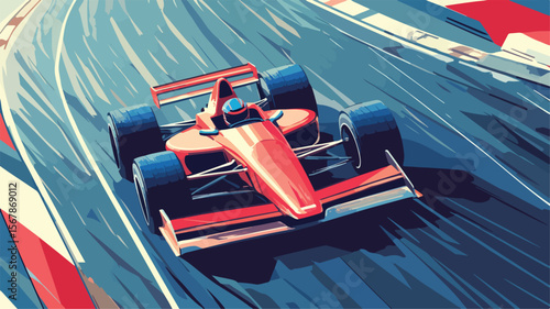 Professional International Race Track Asphalt Texture Background