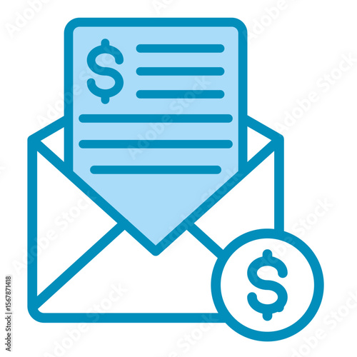Payslip  Icon Element For Design