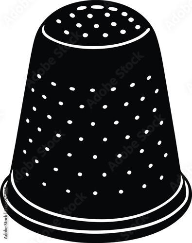 thimble on white background.eps