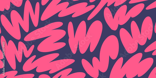 Abstract organic shape background doodle hand drawn background