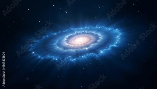 Stunning Spiral Galaxy in Deep Space – Cosmic Beauty of the Universe