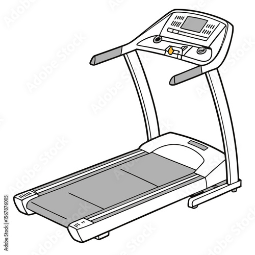 Treadmill exercise machine fitness workout