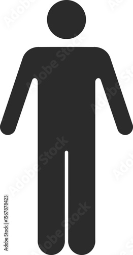 men gents toilet washroom icon in dark grey and clear background vector illustration