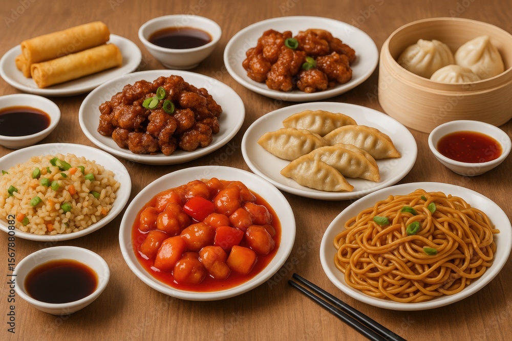 Showcasing Chinese Cuisine for Photography Session Showcasing Chinese Cuisine for Photography Session