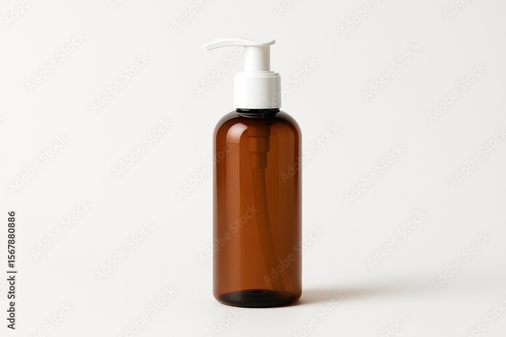 Fototapeta premium Beauty product container on a plain white background