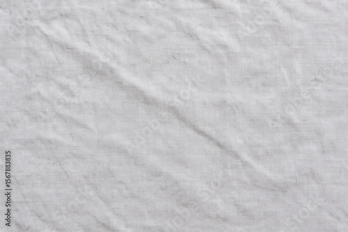 Wallpaper Mural Light grey and white creased linen fabric with empty space for text Torontodigital.ca