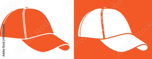 Cap simple icon. Vector ICON all icon Viktor