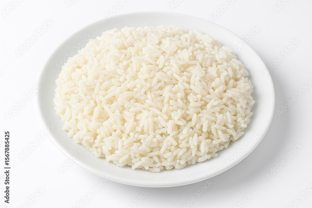 Warm rice porridge made from long grain rice Warm rice porridge made from long grain rice