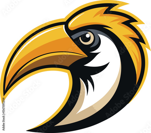 Yellow Billed Toucan Vector